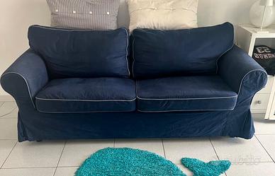 Divano letto Ikea Ektorp due posti blu