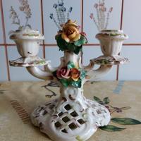 candelabro antico  in ceramica