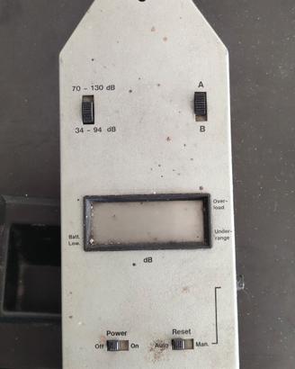 fonometro misuratore rumore