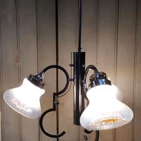 LAMPADARIO SPACE AGE A TRE LUCI