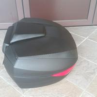 Top case bauletto grande - 72 litri +piastra + led