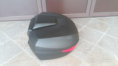 Top case bauletto grande - 72 litri +piastra + led