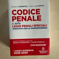 Codice penale annotato 2025-2026 Neldiritto