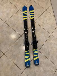 Sci Salomon 130 cm completi di attacchi+racchette