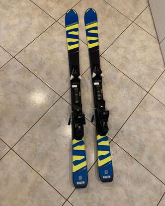 Sci Salomon 130 cm completi di attacchi+racchette
