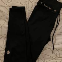 Leggings/pantalone da palestra Nero Oceans Apart