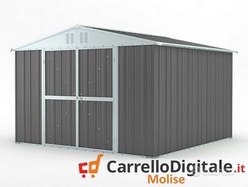 Box struttura lamiera Acciaio 327x307 grigio scuro