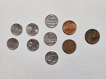 Acquistabili separatamente - monete Corone ceche