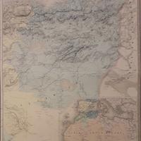 Carta geografica dell'Ottocento 