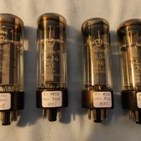 Quartetto selezionato valvole Mullard EL34 Nos