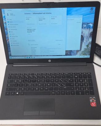 Notebook HP 255 G7 - Ryzen 3 2200U 8Gb Ram SSD 250