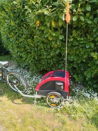trailer bici per cani 