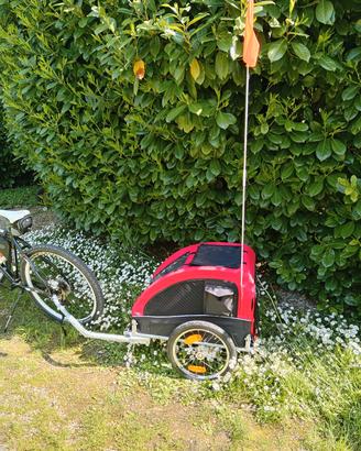 trailer bici per cani 