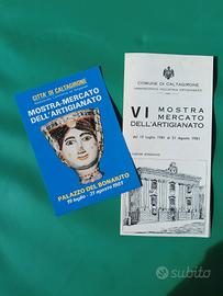 mostra mercato dell'artigianato Caltagirone 1981