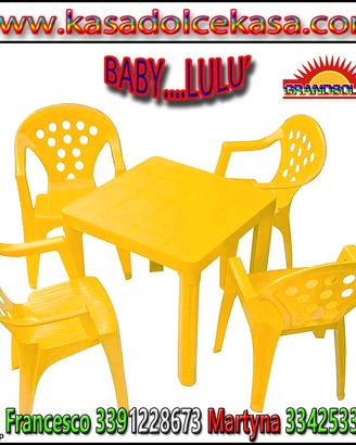 TAVOLI E SEDIE PER BAMBINI BABY LULU