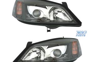 FARI XENON PER OPEL ASTRA G 97-04 FONDO NERO