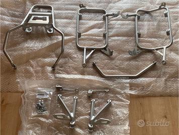 Telai aggancio valigie alluminio bmw gs R1200R1250