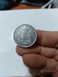 Moneta 1 Lira 1939 Antimagnetica 