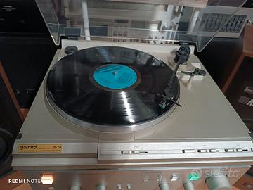 Giradischi Vintage Garrard B-20 Con Testina Excel 