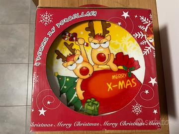 Set 4 pezzi colazione porcellana