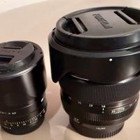Coppia obiettivi per fujifilm serie X