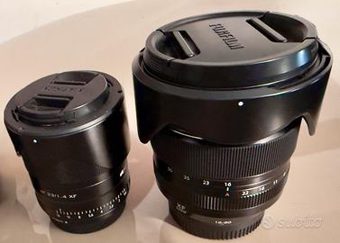 Coppia obiettivi per fujifilm serie X