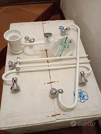 accessori bagno Capannoli bianco cromo 