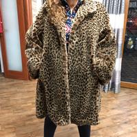 Pelliccia corta leopardata sintetica alta qualità