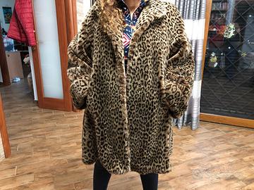 Pelliccia corta leopardata sintetica alta qualità