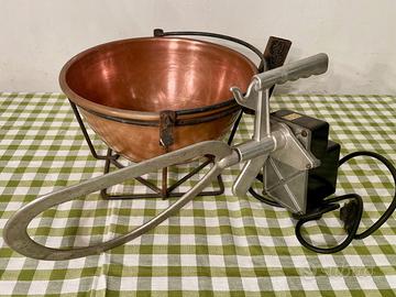 Paiolo elettrico in rame diametro 26 cm