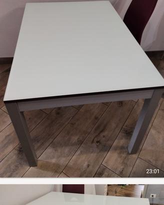 tavolo vetro satinato 