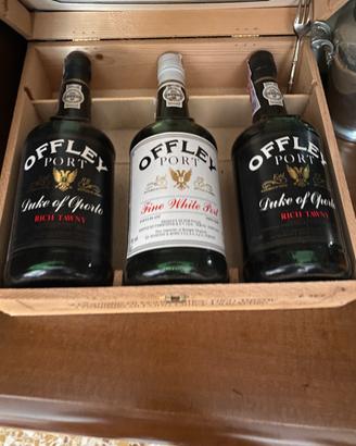 Offley Port Scatole e vino da collezione
