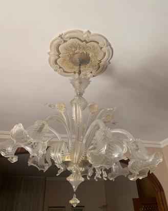 Lampadario di Murano pregiato