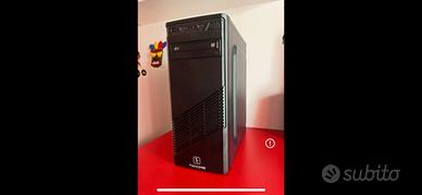 Pc gaming nero i7 10700 4,5ghz rx570 16gRam 1,2TB