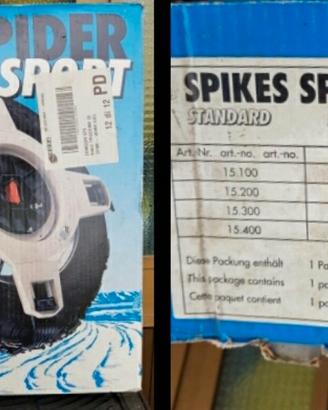 catene da neve spikes spider,si spedizione 