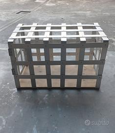 Trasportino per cani alluminio leggero 70x46x43