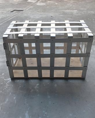 Trasportino per cani alluminio leggero 70x46x43