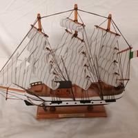 Modellino veliero in legno Mazzetti