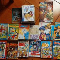Lotto fumetti Disney e manga + gadget