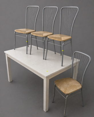 tavolo allungabile e sedie