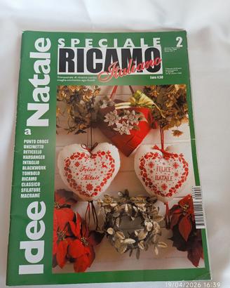 rivista vintage Ricamo Italiano Natale 