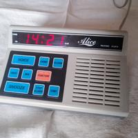 Orologio/sveglia digitale parlante  anni '80 Alice