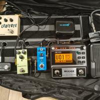 pedaliera multieffetto chitarra + mooer ge100