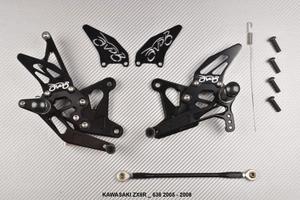 Pedane arretrate KAWASAKI ZX6R ZX6RR 636 2005 2008