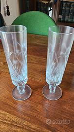 6 Bicchieri flute vintage 
