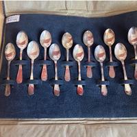 12 cucchiaini argento 800