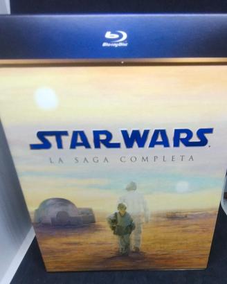 star wars blu-ray la saga completa 1°e 2° trilogia