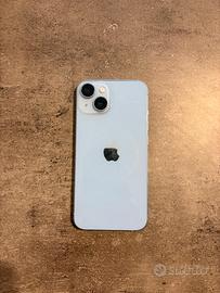 Iphone 128 gb azzurro con batteria al 99%