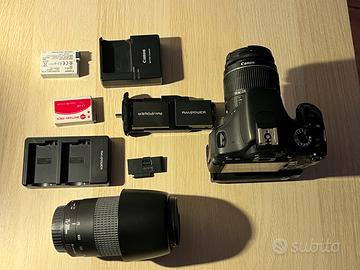 Canon EOS 600D Reflex + 2 obiettivi Canon