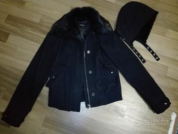 Cappotto donna invernale corto nero nuovo